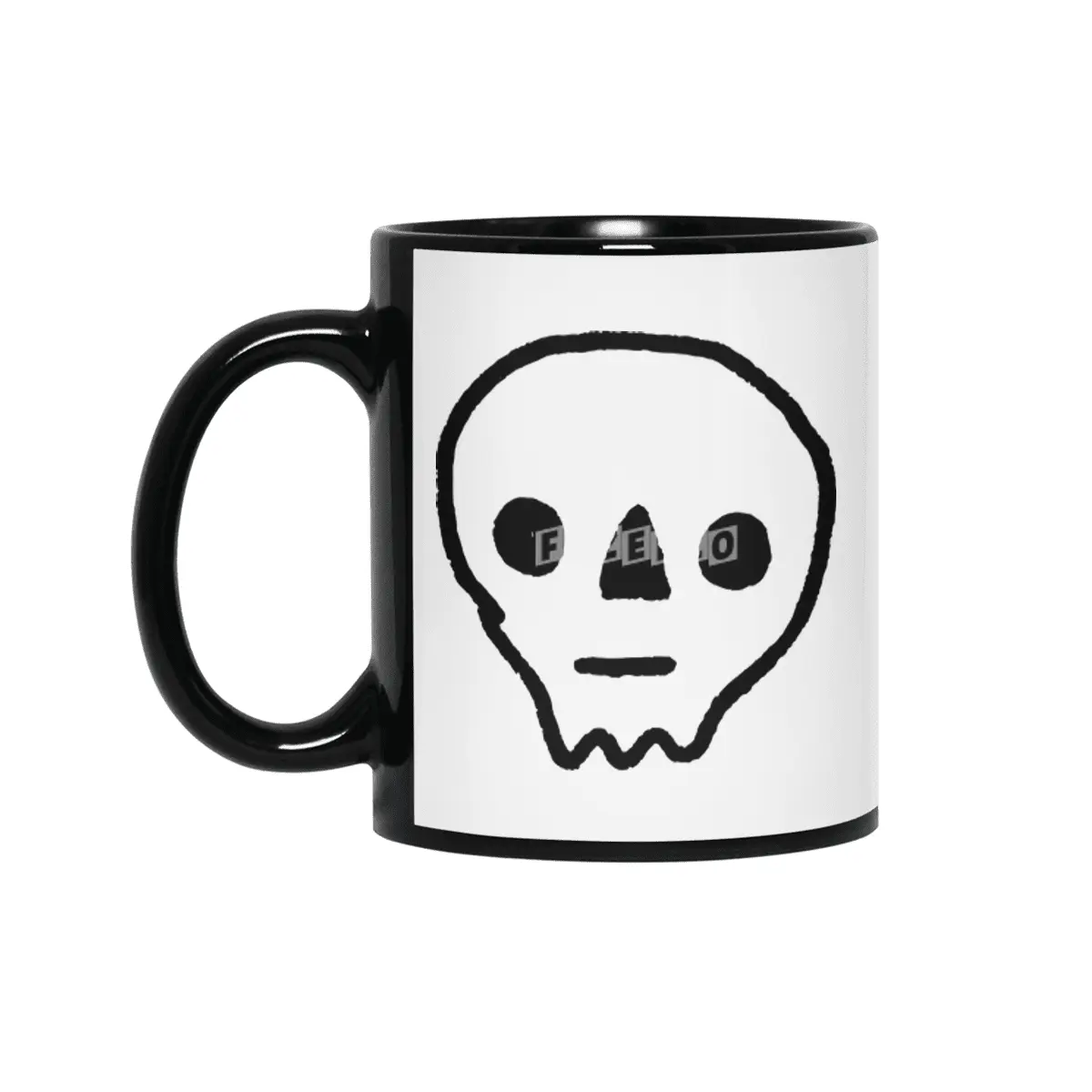 Skull Siyah Kupa