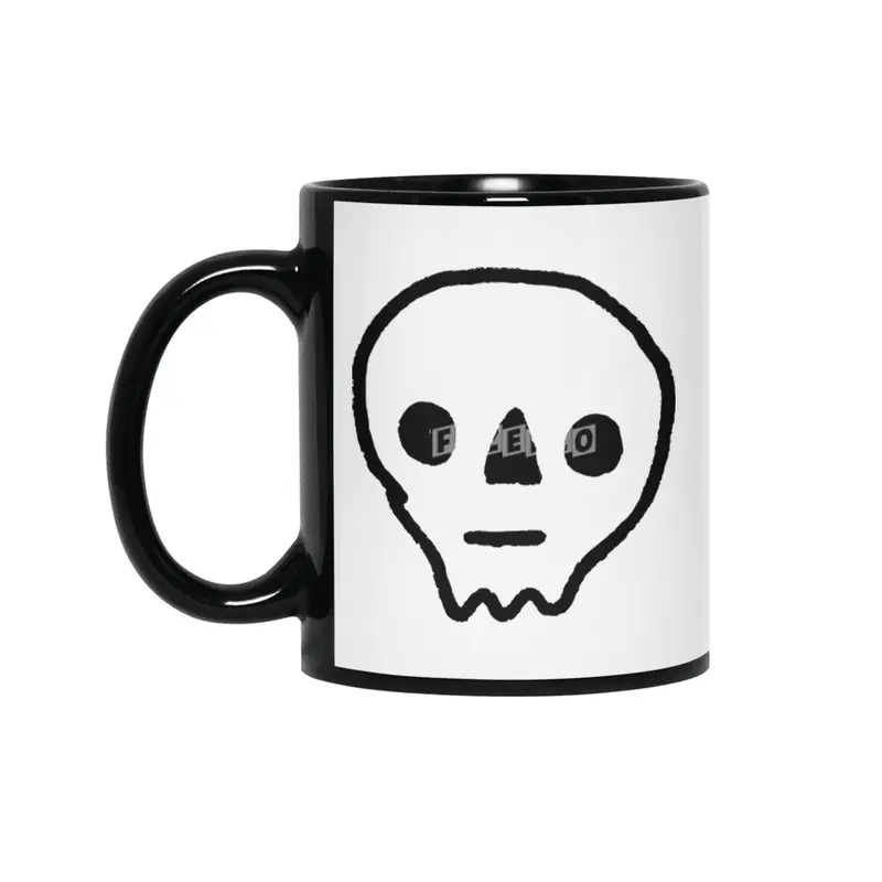 Skull Siyah Kupa