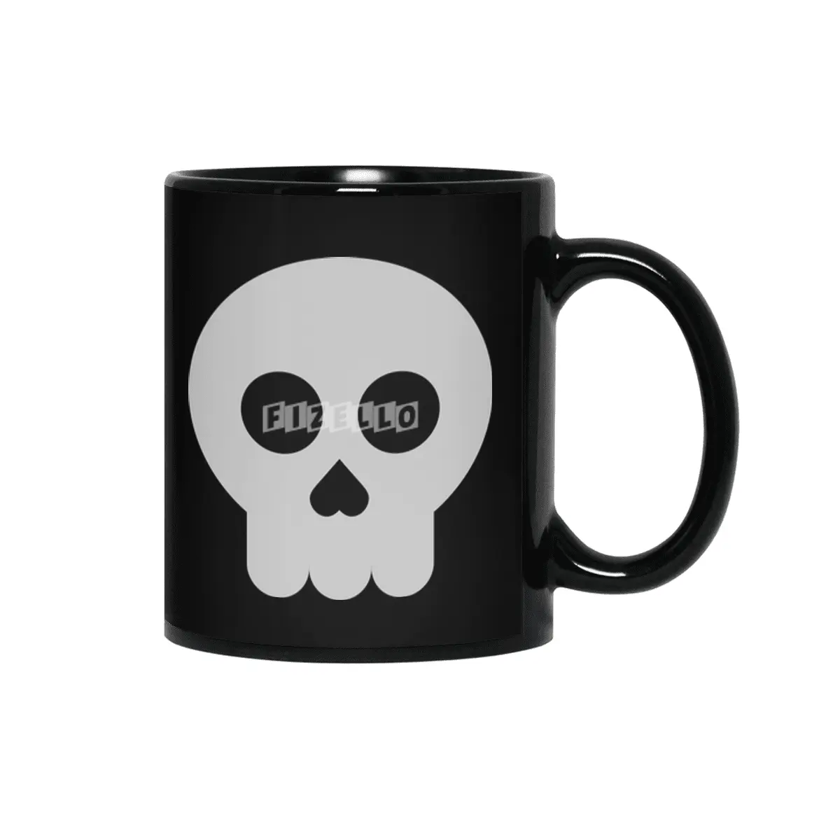 Skull Siyah Kupa