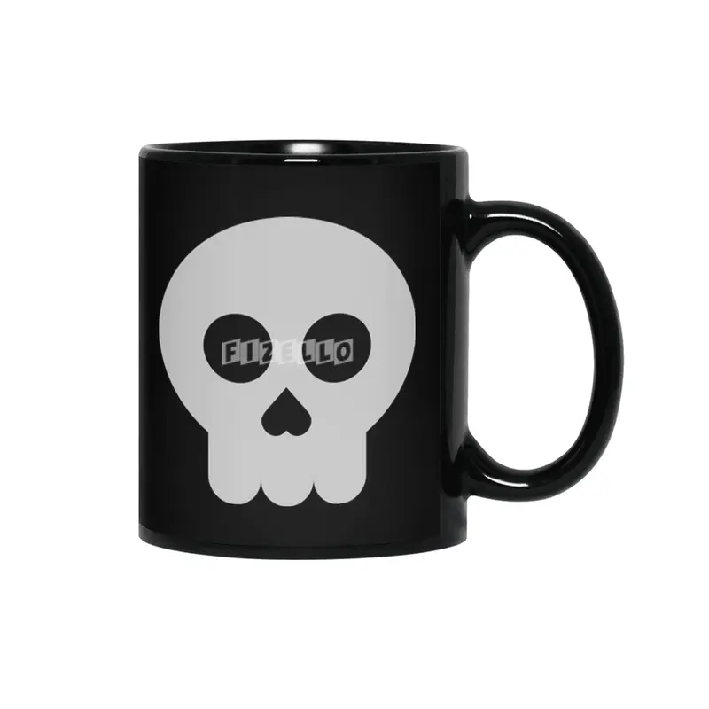 Skull Siyah Kupa