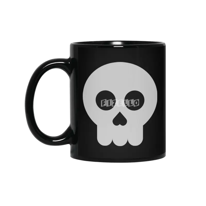 Skull Siyah Kupa