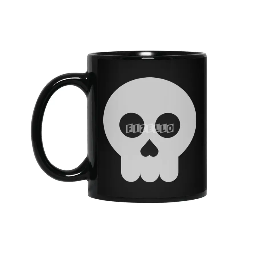 Skull Siyah Kupa