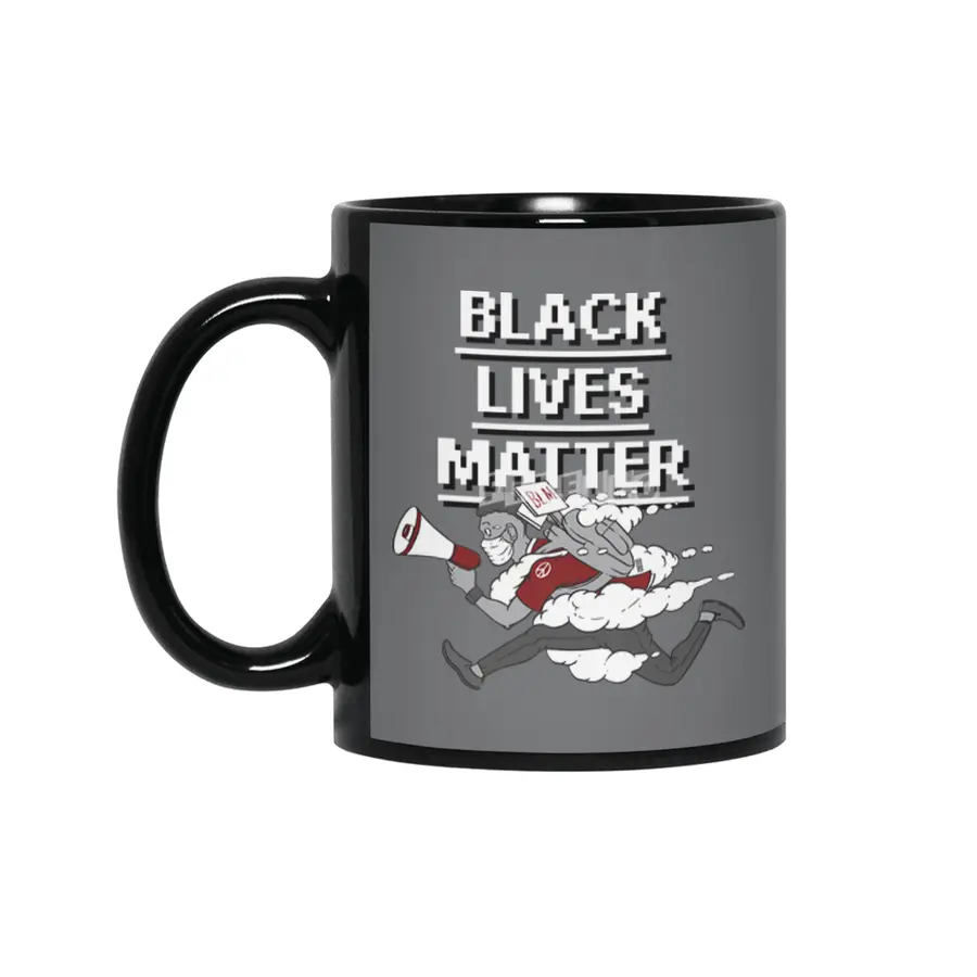 Urgent Messenger by Keni Thomas for Black Lives Matter Siyah Kupa