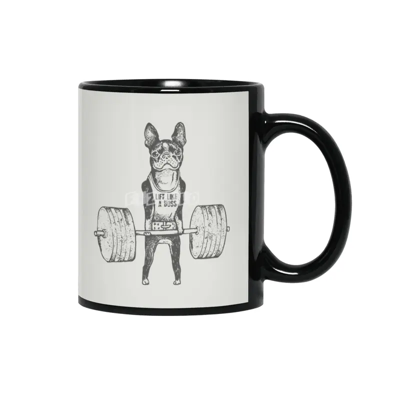 Boston Terrier Lift Siyah Kupa