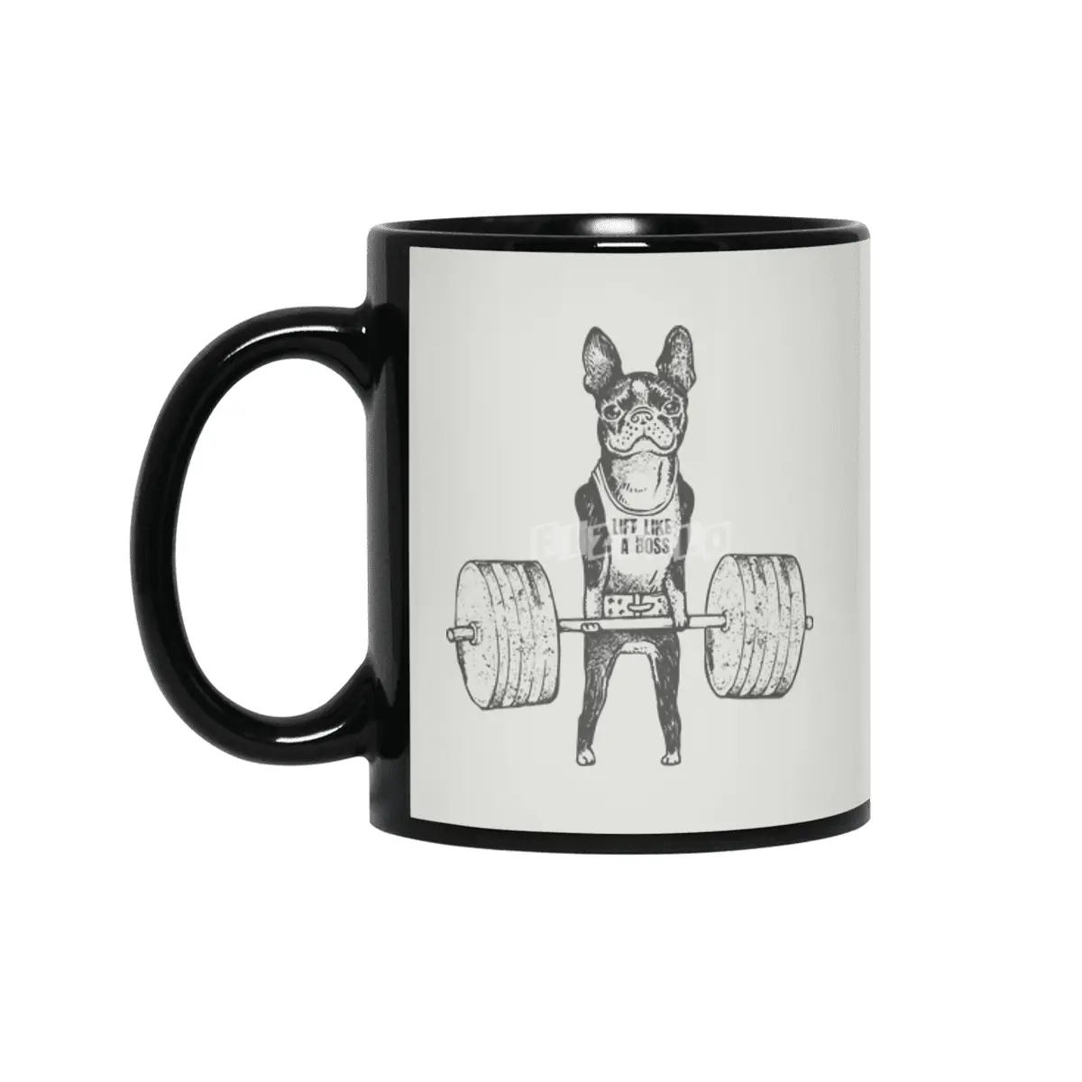 Boston Terrier Lift Siyah Kupa