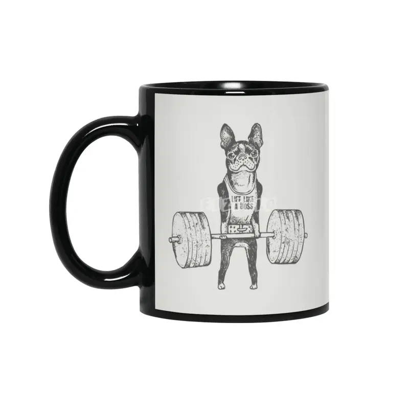 Boston Terrier Lift Siyah Kupa