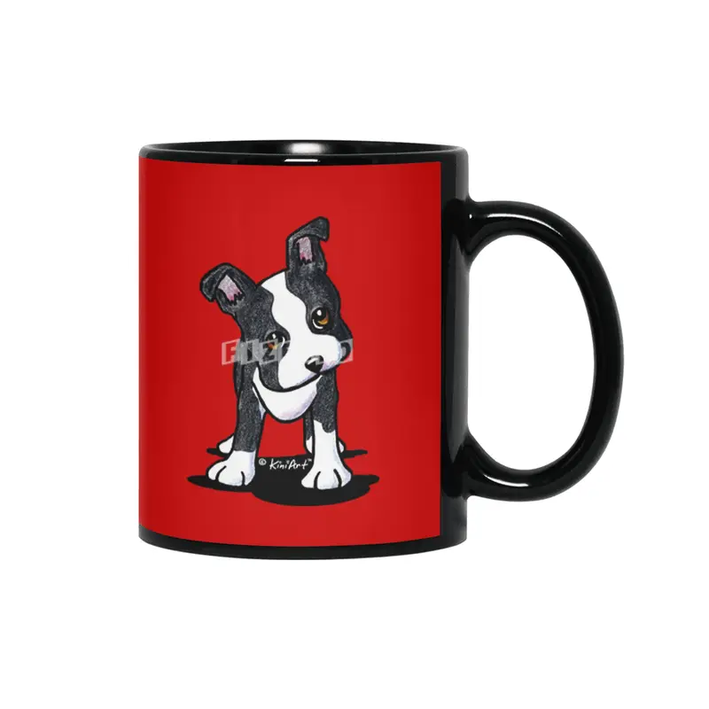 KiniArt Boston Terrier Siyah Kupa