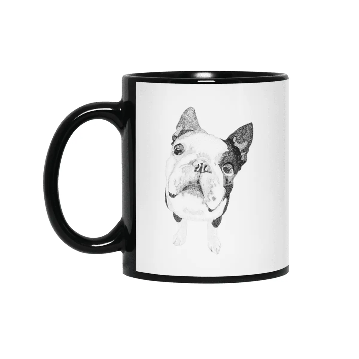 Boston Terrier Siyah Kupa