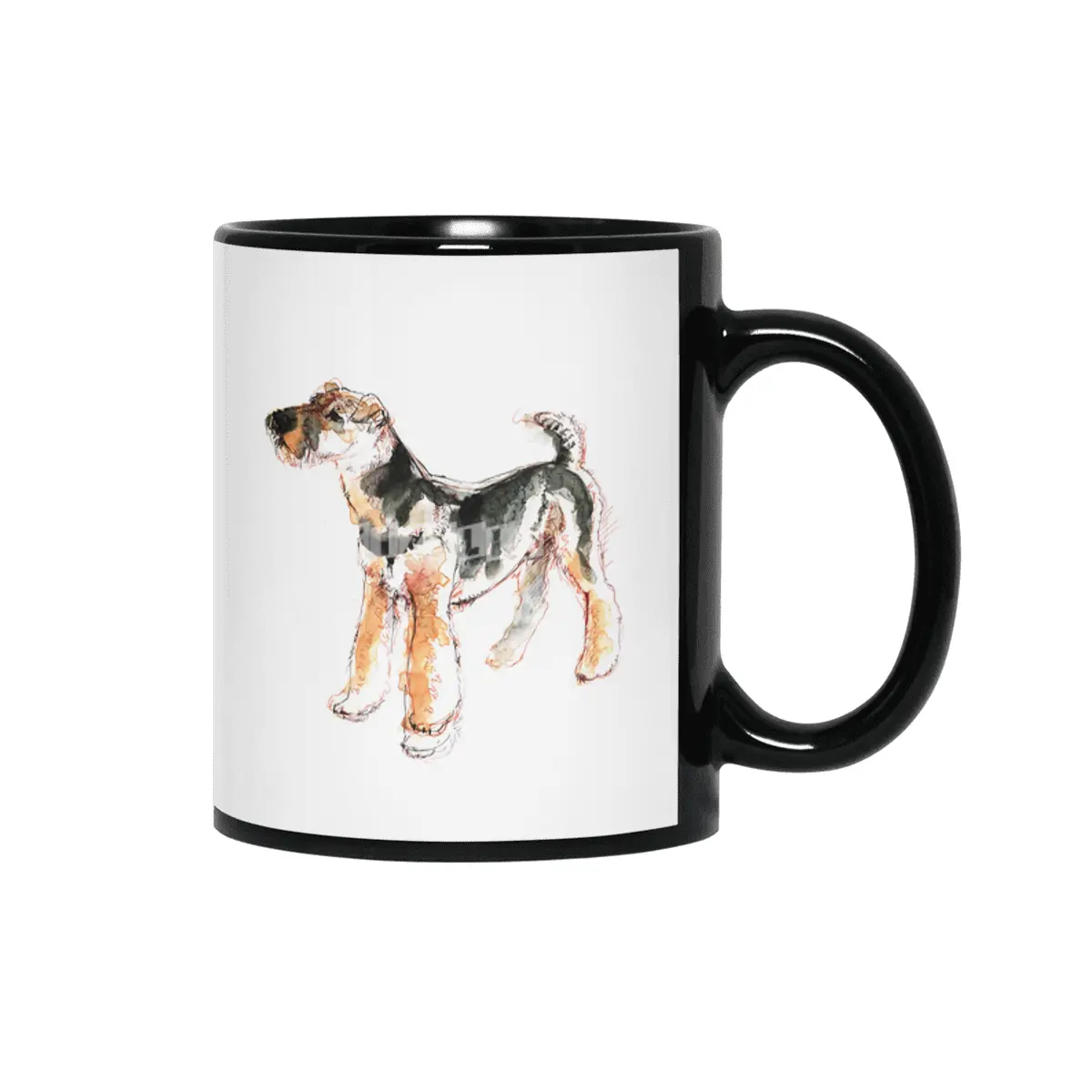 Airedale Terrier Siyah Kupa