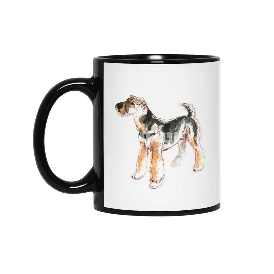 Airedale Terrier Siyah Kupa