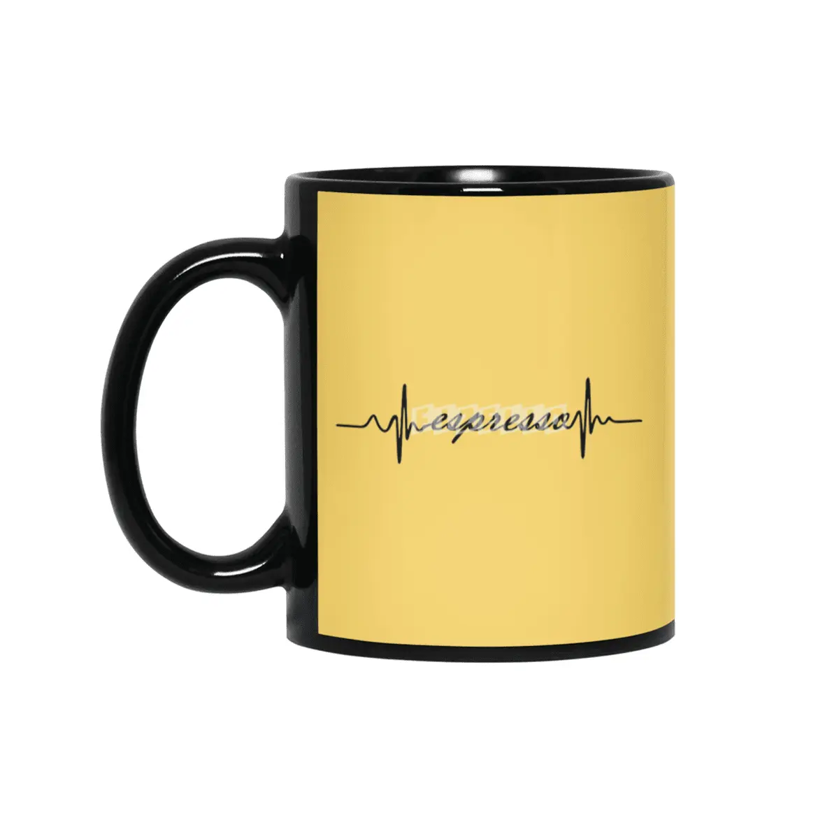 Espresso Heartbeat Siyah Kupa