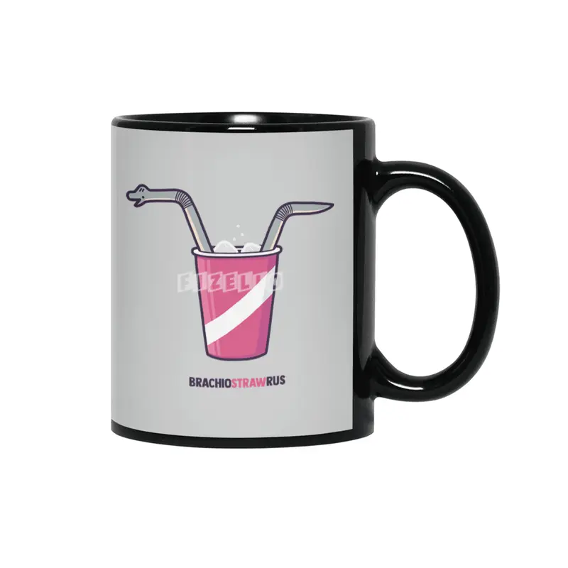 Dinostraw Siyah Kupa