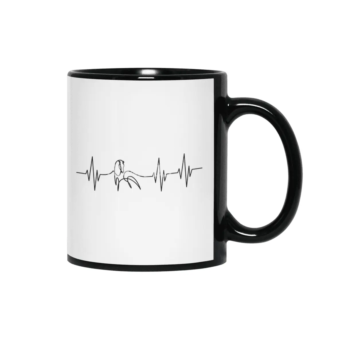Horses Heartbeat Rider Rider Pulse Ponny Siyah Kupa