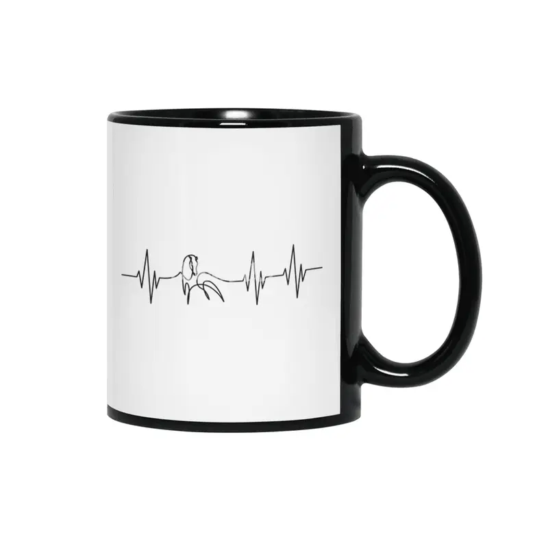 Horses Heartbeat Rider Rider Pulse Ponny Siyah Kupa
