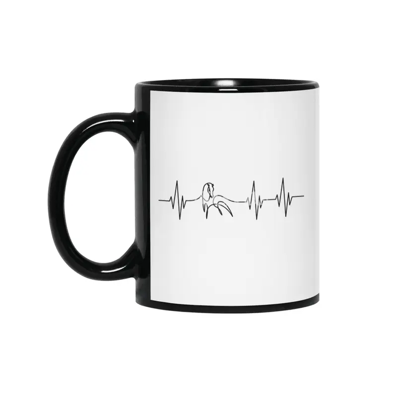 Horses Heartbeat Rider Rider Pulse Ponny Siyah Kupa