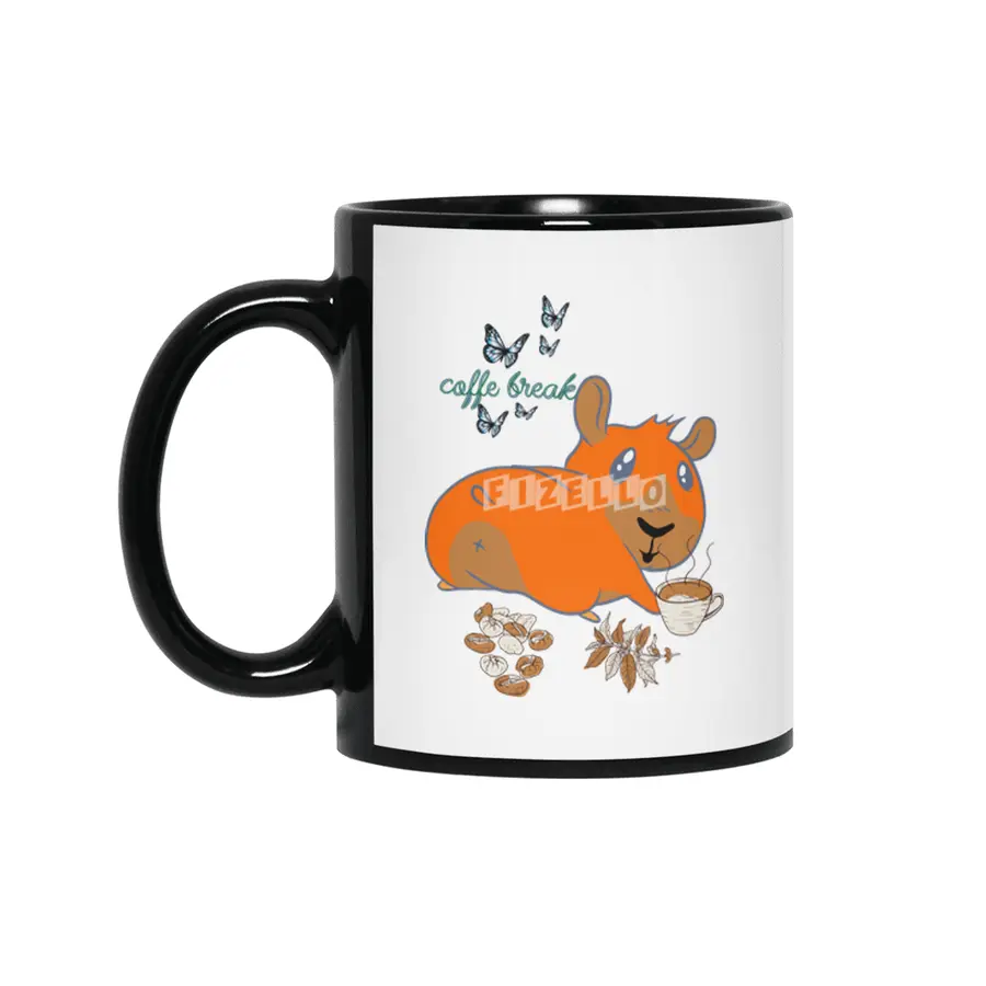 Guinea Pig Coffee Siyah Kupa