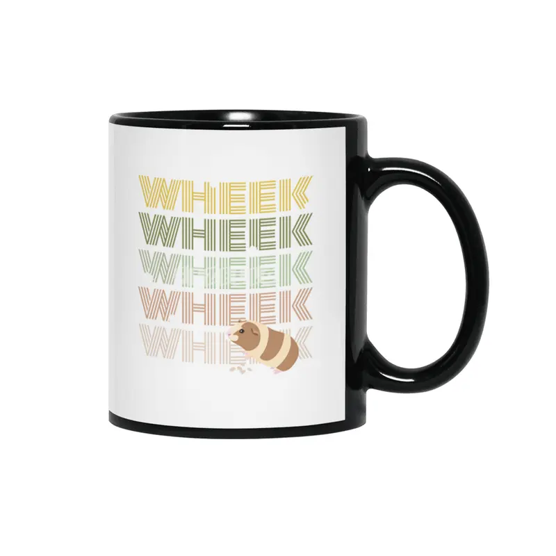 Wheek, Wheek, Wheek, Guinea Pig Siyah Kupa