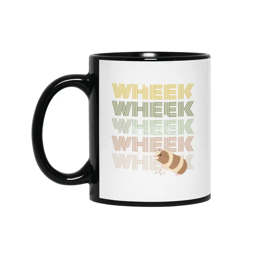 Wheek, Wheek, Wheek, Guinea Pig Siyah Kupa