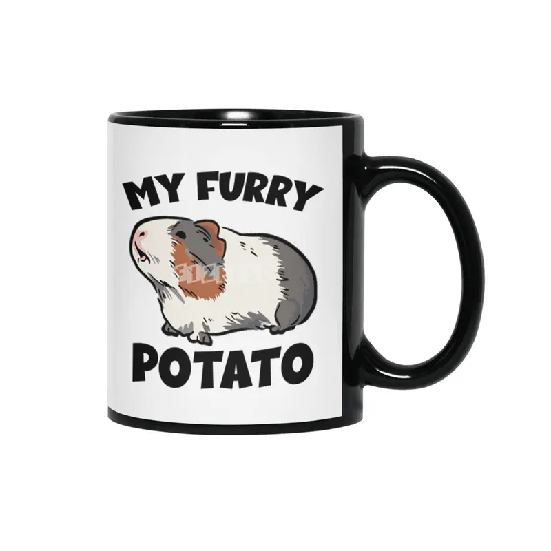 My furry potato guinea pig Siyah Kupa