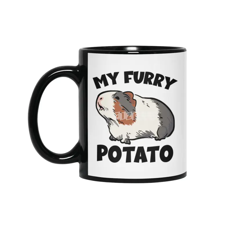 My furry potato guinea pig Siyah Kupa