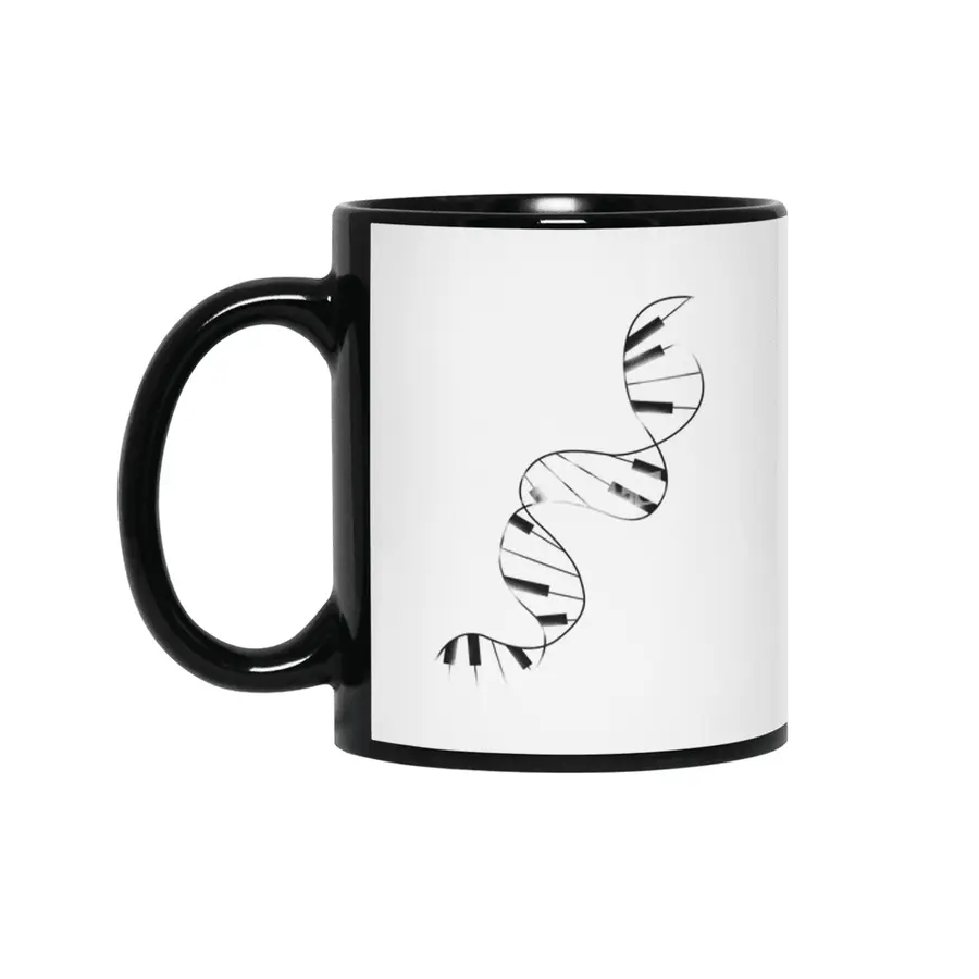 DNA Piano Siyah Kupa
