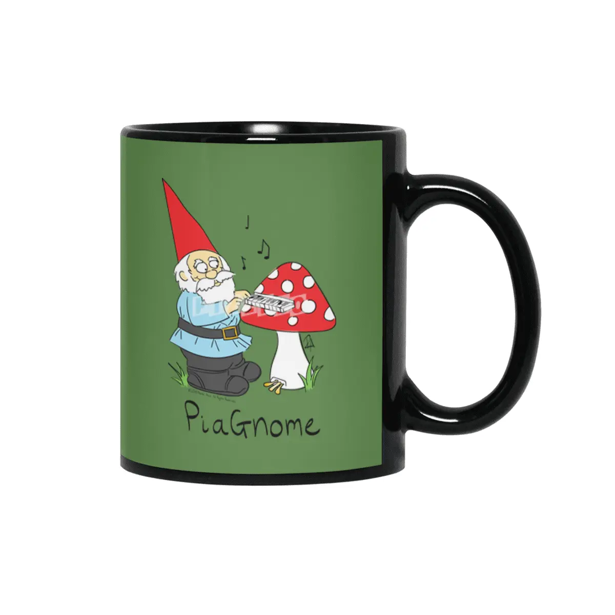 PiaGnome - The Piano Playing Gnome Siyah Kupa