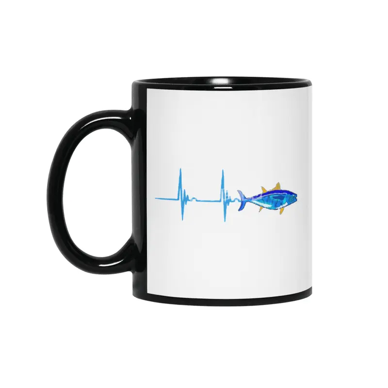 bluefin tuna heartbeat Siyah Kupa