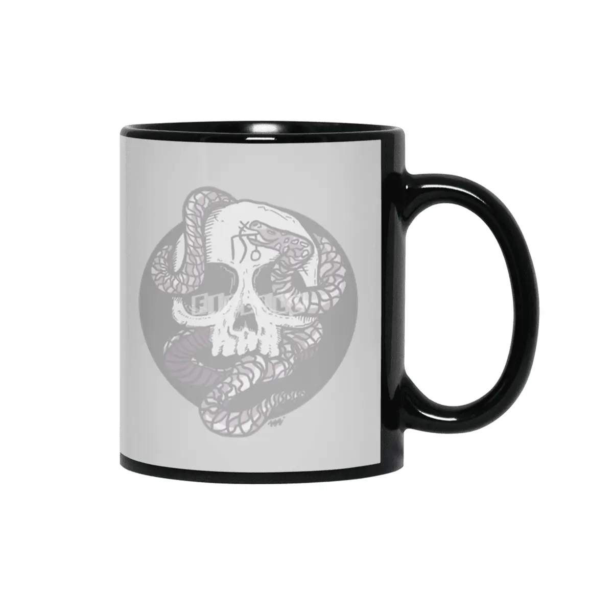 SM Skull Siyah Kupa