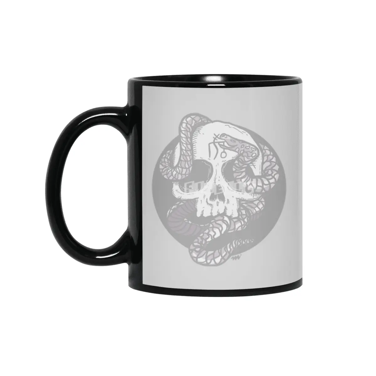 SM Skull Siyah Kupa