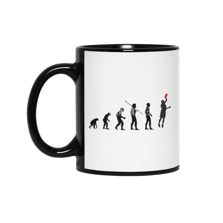 Evolution of Man | Disc Golf Players Funny Meme Bv Siyah Kupa