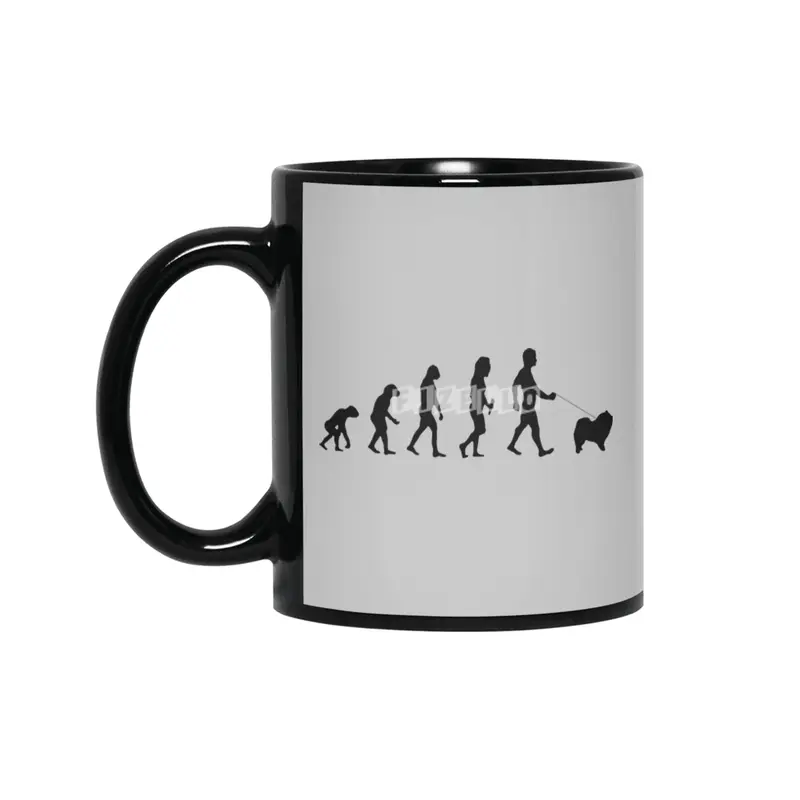 Evolution Of Labrador Logo Funny Siyah Kupa