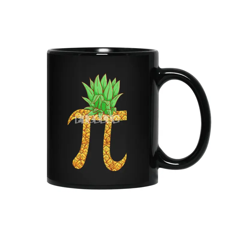 Funny Pi Day Math Teacher Geek Siyah Kupa