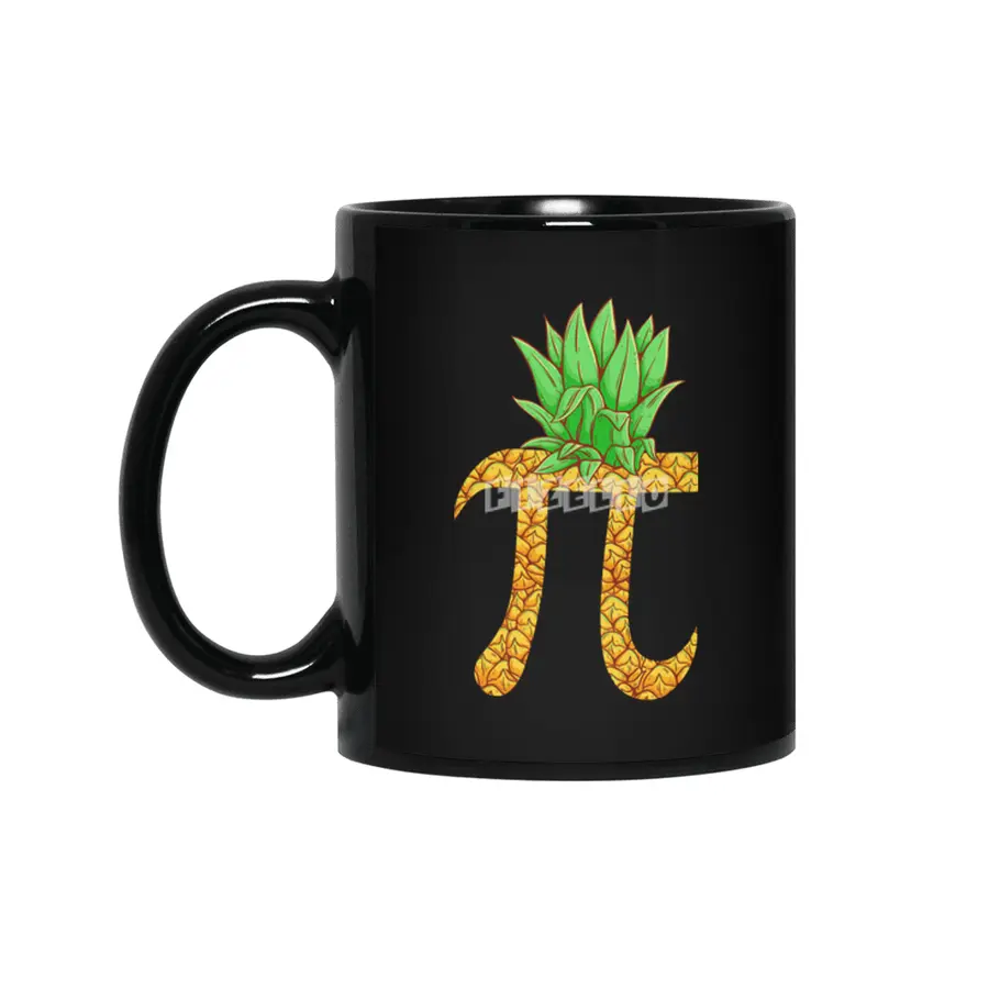 Funny Pi Day Math Teacher Geek Siyah Kupa