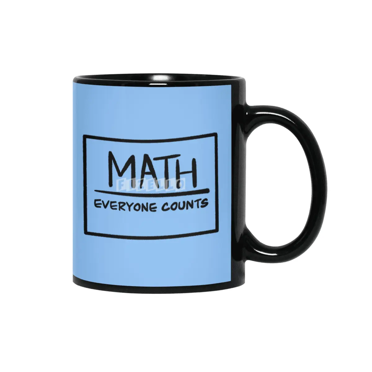 Math - Everyone Counts! Siyah Kupa