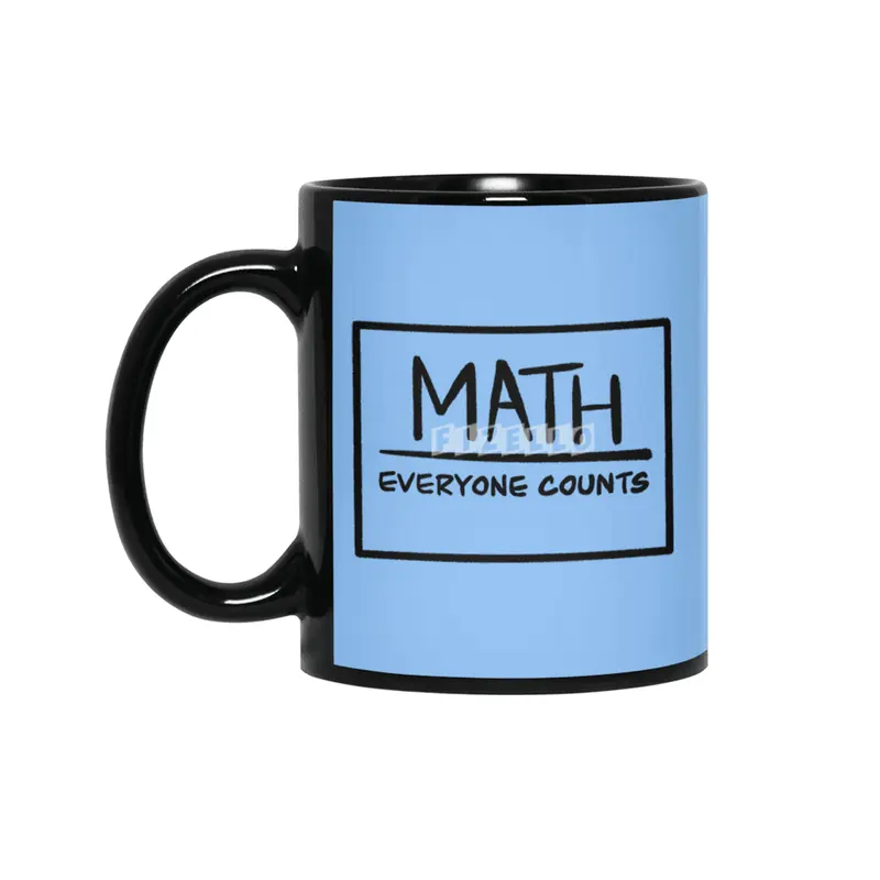 Math - Everyone Counts! Siyah Kupa