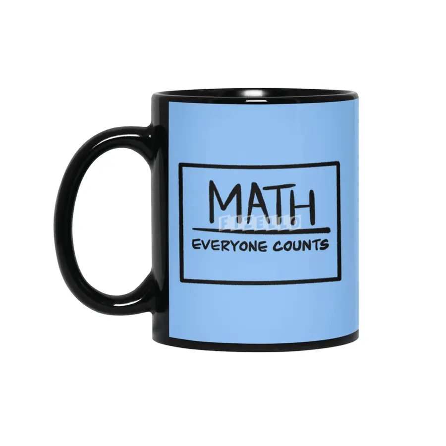 Math - Everyone Counts! Siyah Kupa