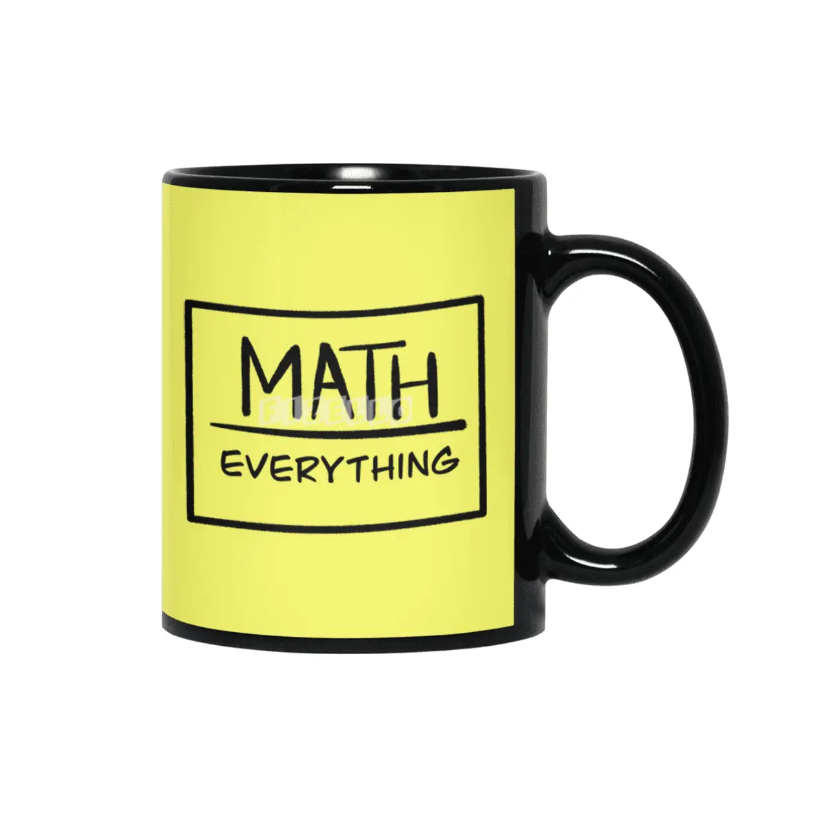 Math Above Everything Siyah Kupa