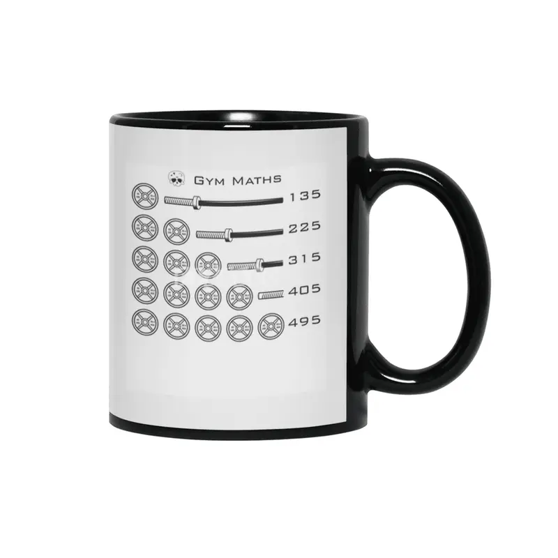 Gym Math Siyah Kupa