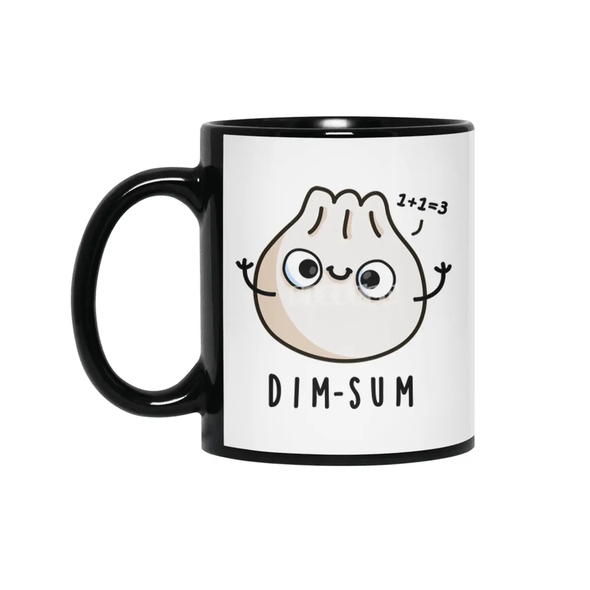 Dim Sum Cute Dimsum Bao Math Pun Siyah Kupa