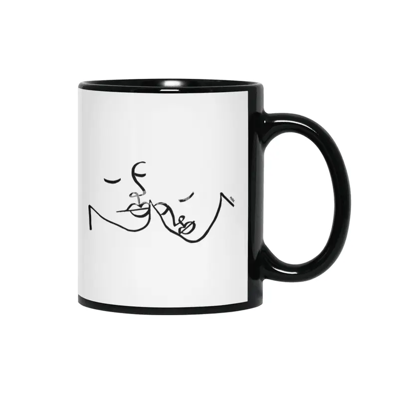 Couple Siyah Kupa