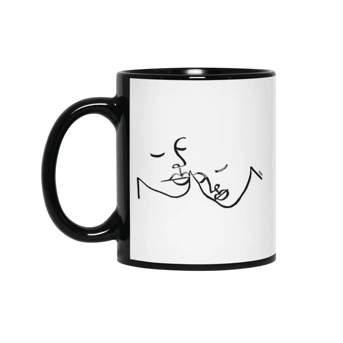 Couple Siyah Kupa