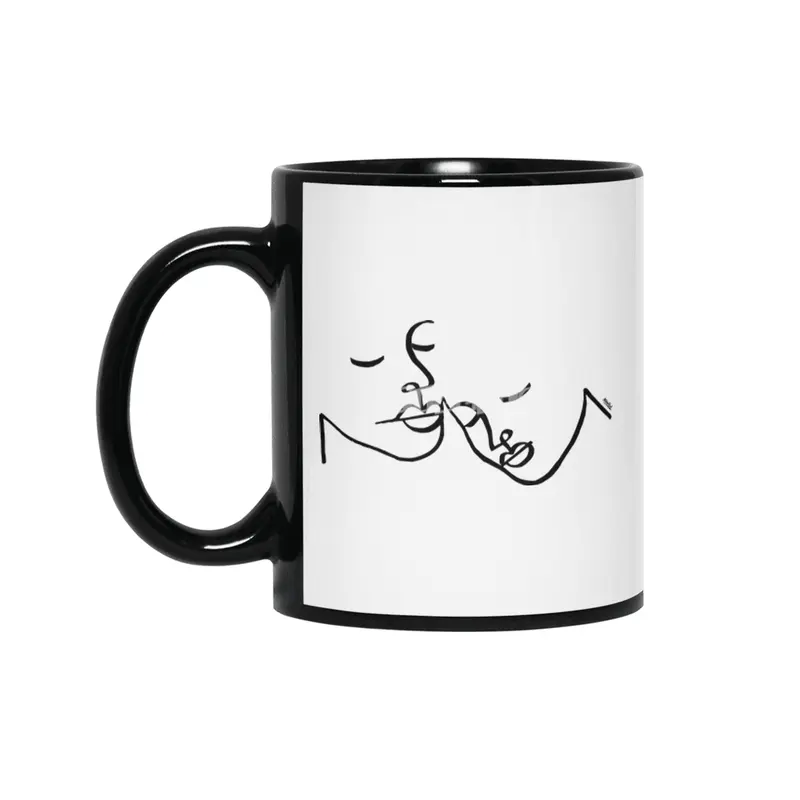 Couple Siyah Kupa