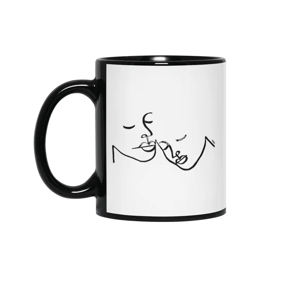 Couple Siyah Kupa