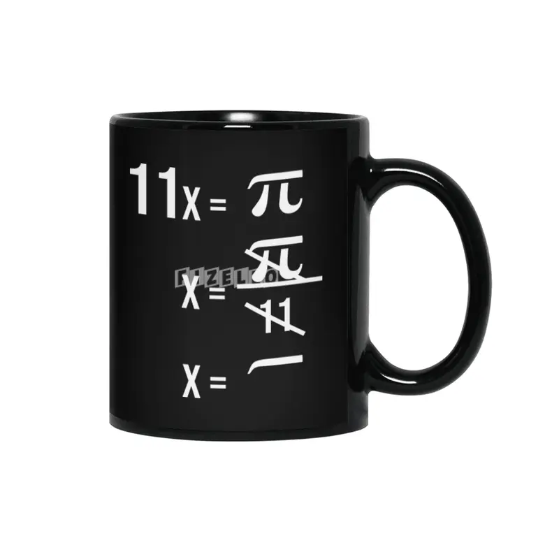Math Mathematcs Math teacher gifts Pi Day Science Siyah Kupa