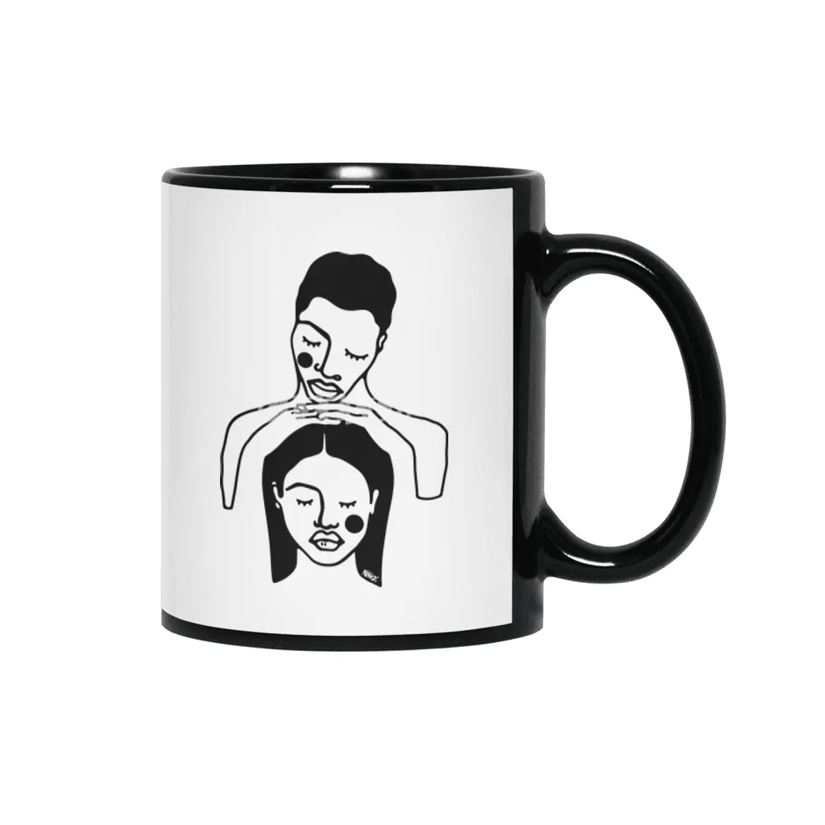 In couple Siyah Kupa