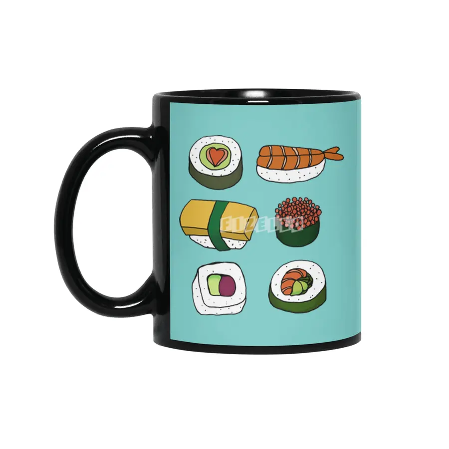 Sushi Love Siyah Kupa