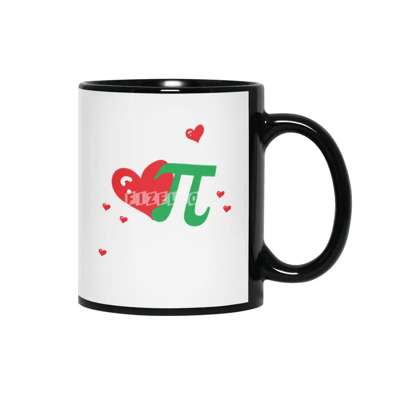 Love Is Like Pi Day Math Teacher Kids Tee Siyah Kupa