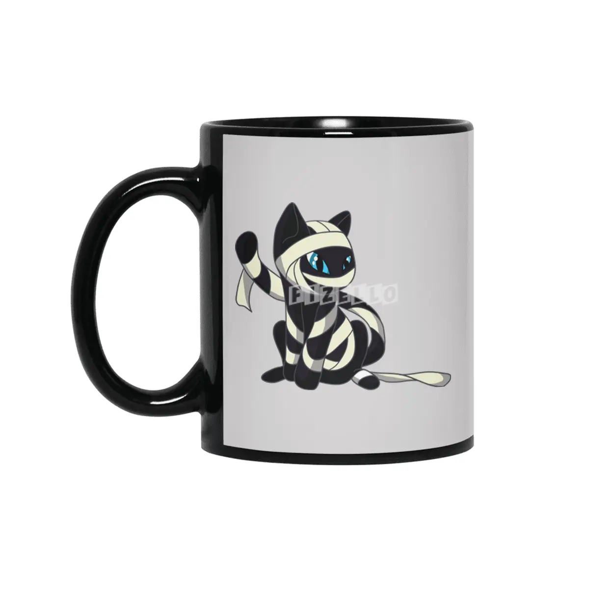 Mummy Cat Siyah Kupa