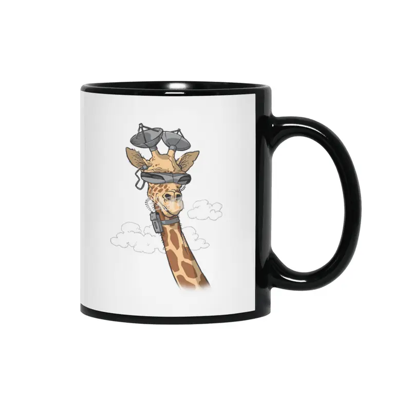 High Tech Animal Siyah Kupa