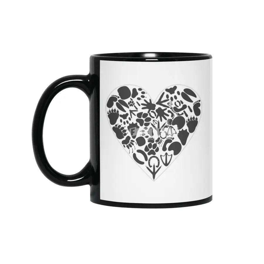 Heart of an animal Siyah Kupa